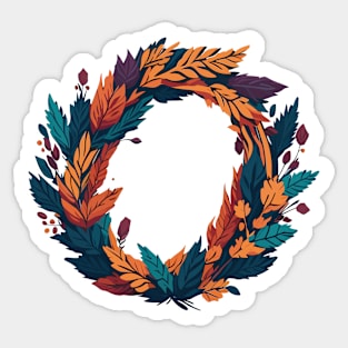 Floral Wreath Sticker